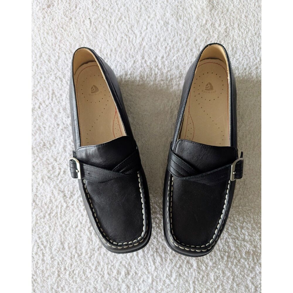Red Wings 4675 Black Leather Mary Jane Comfort Shoes Size 8D Wide